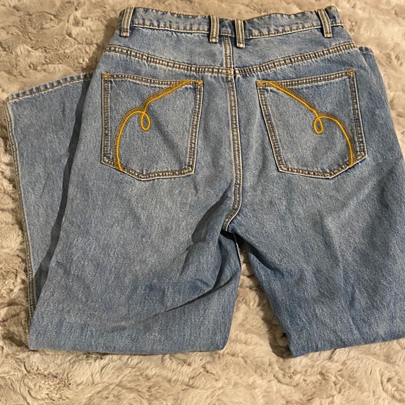 Tory Burch Classic Blue Denim High Waist Jeans - Picture 4 of 4